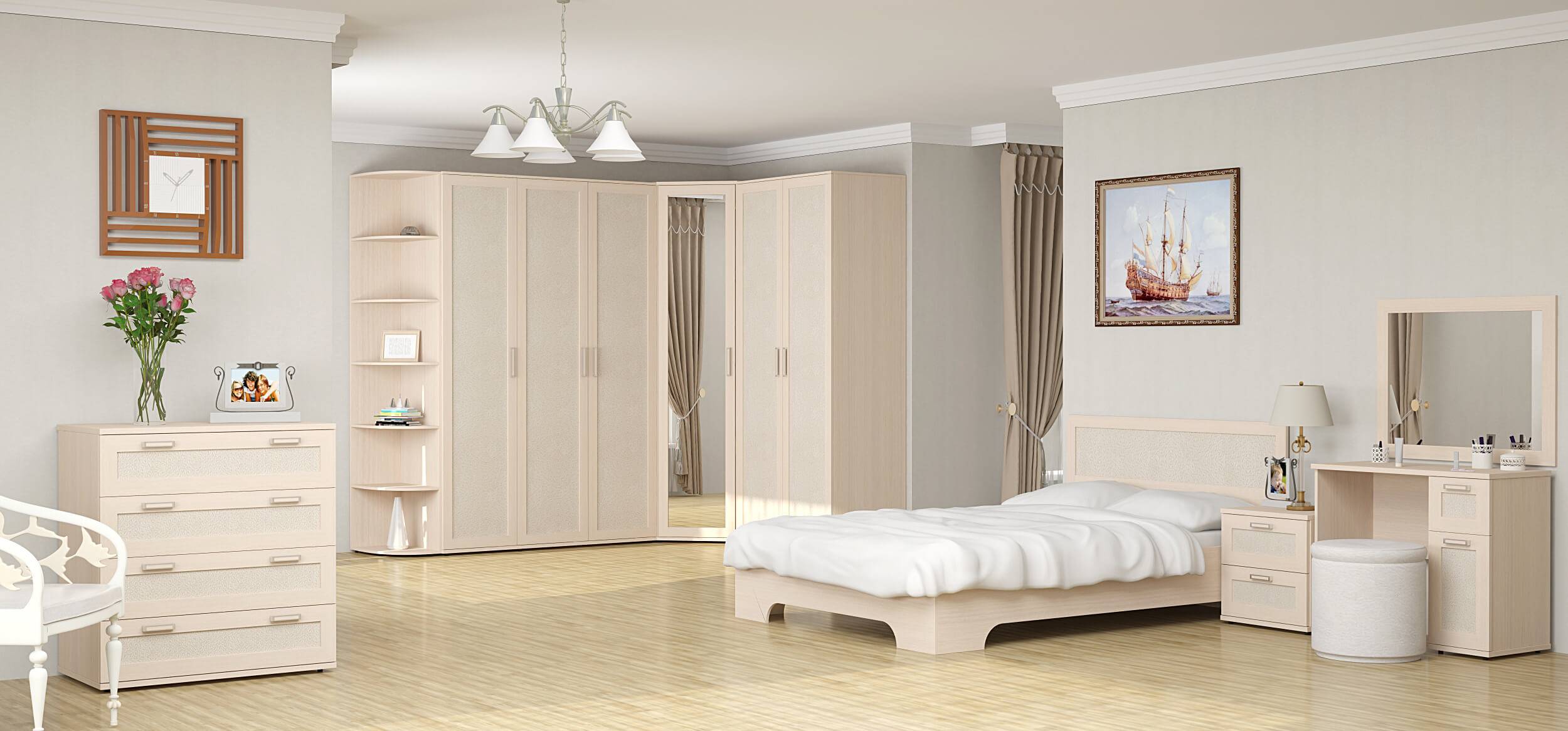 Выбираем мебель для спальни: 5 основных предметов интерьера
