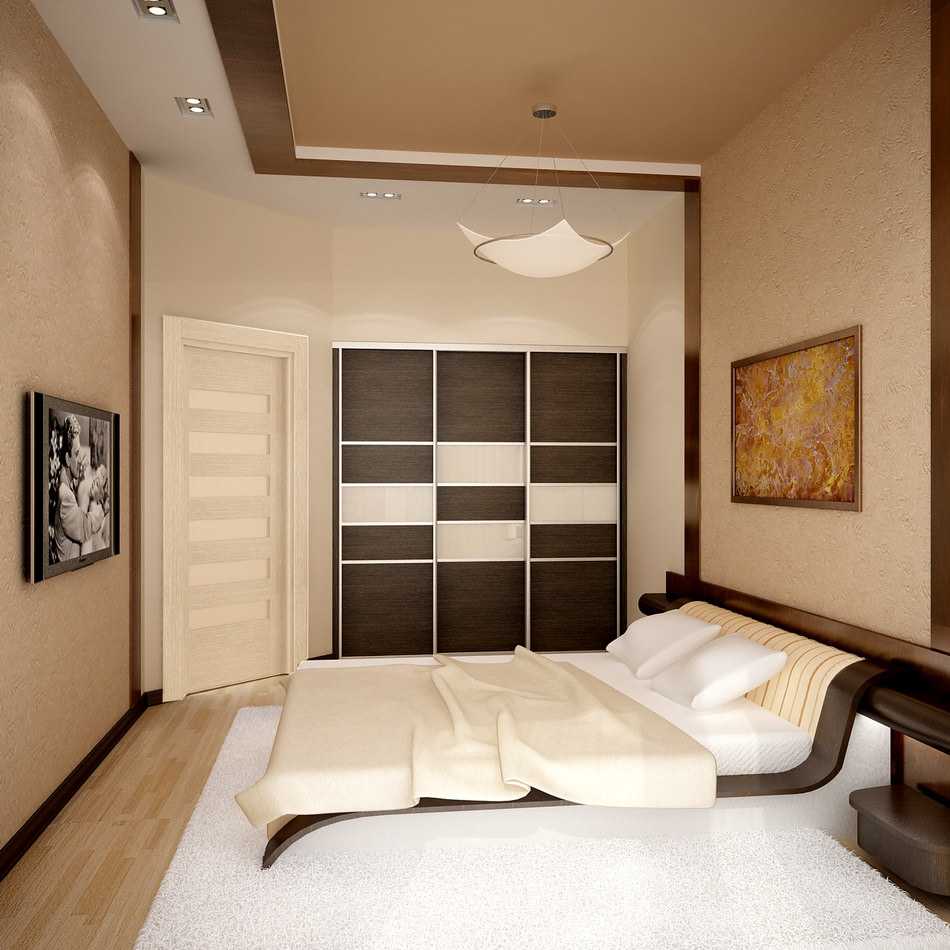 Дизайн спальни 9 кв. метров: 75 лучших идей для маленькой комнаты