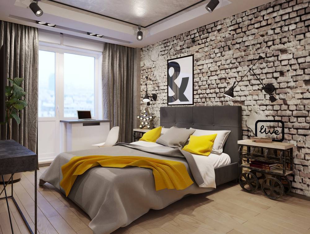 Спальня в стиле лофт: стильные идеи, секреты применения и нюансы оформления спальни (110 фото)