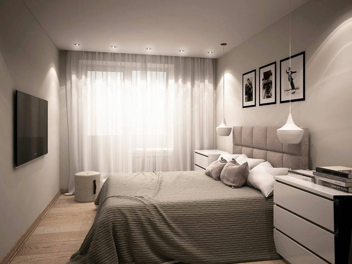 Дизайн маленькой темной спальни: правила оформления комнаты