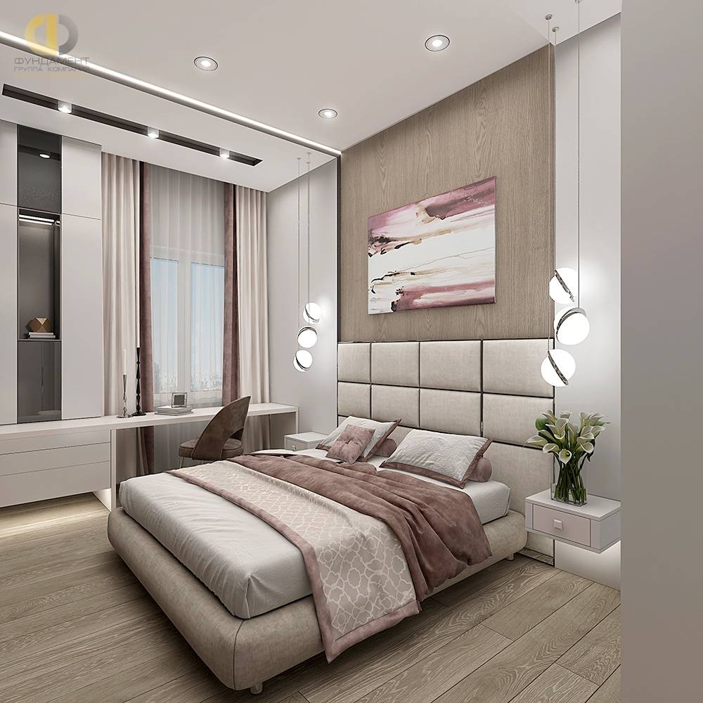 Дизайн спальни 14 кв м - интерьер спальни-гостиной + 45 фото
