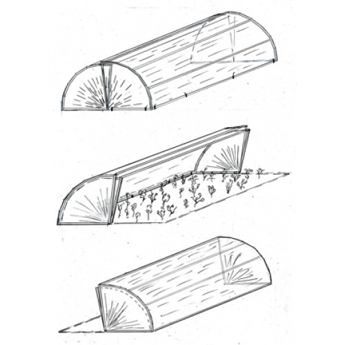Парник ракушка: характеристика конструкции и особенности изготовления своими руками