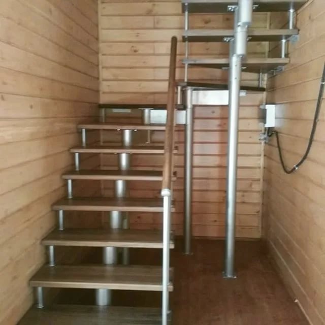 Виды межэтажных лестниц в частном доме и их размеры