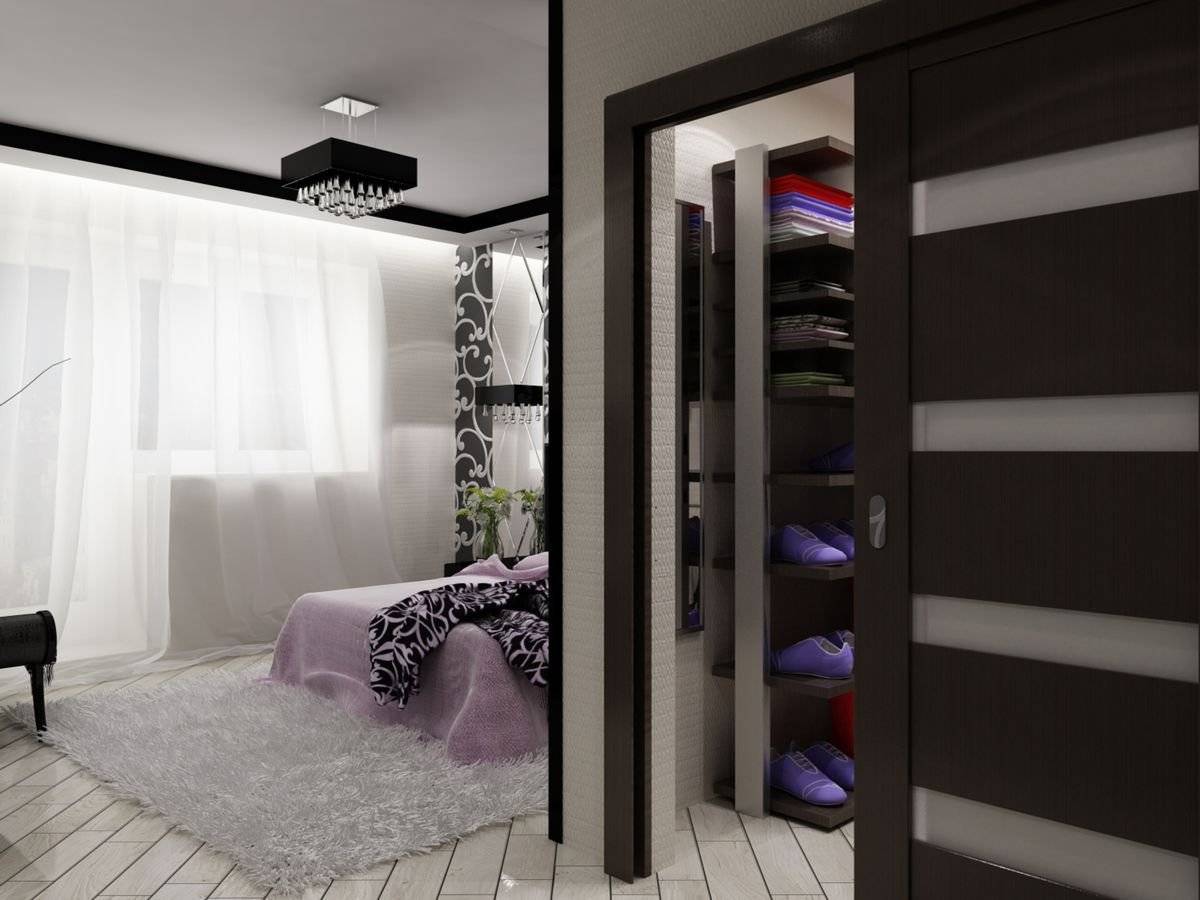 Дизайн спальни 15 кв м с гардеробной