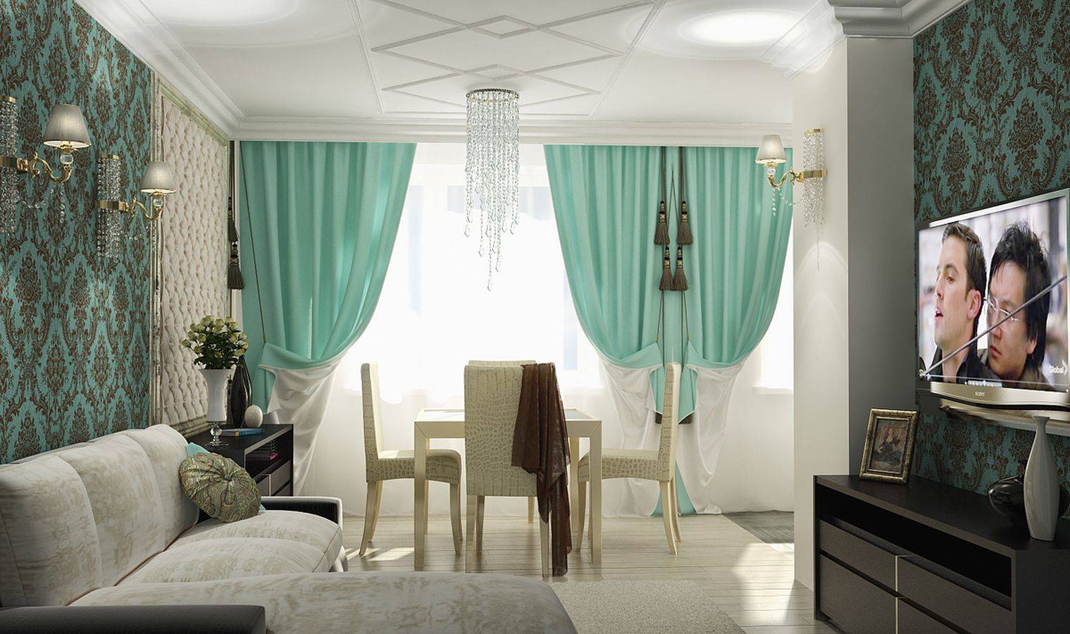 Стильные серые шторы в интерьере комнаты: идеи оформления, 70+ фото