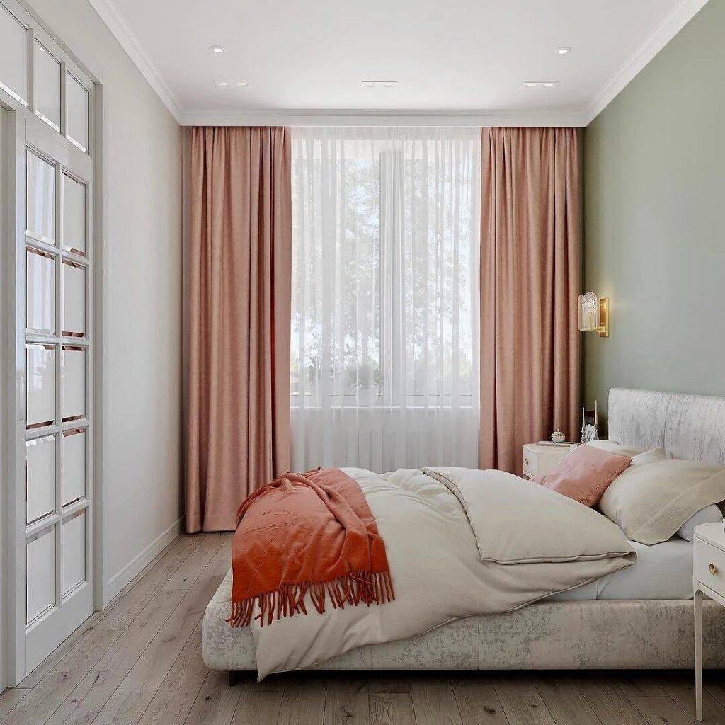 Дизайн штор для спальни - 144 фото современных и стильных новинок