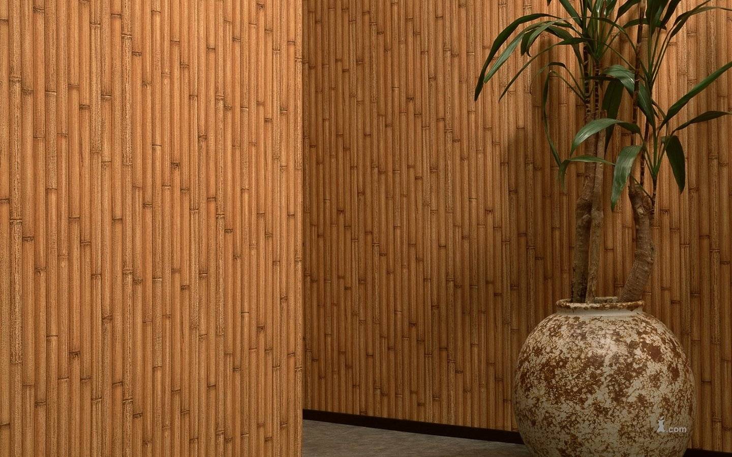 Бамбуковые обои: фото в интерьере, как клеить с рисунком, видео, клей для обоев под бамбук на тканевой основе