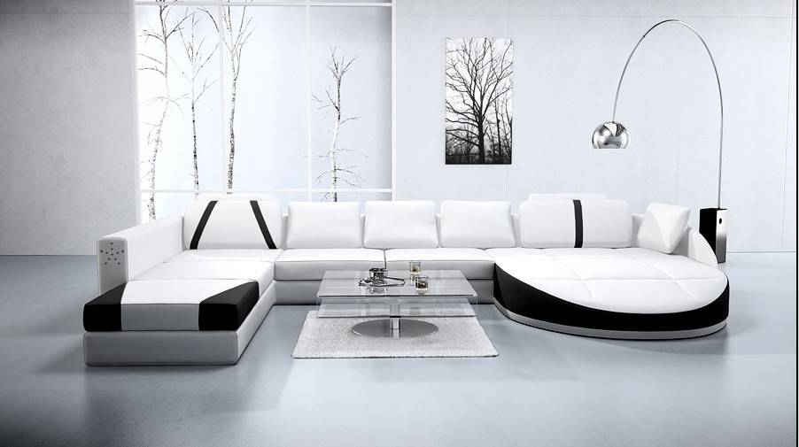 Угловой диван в интерьере гостиной – фото примеров и способы размещения