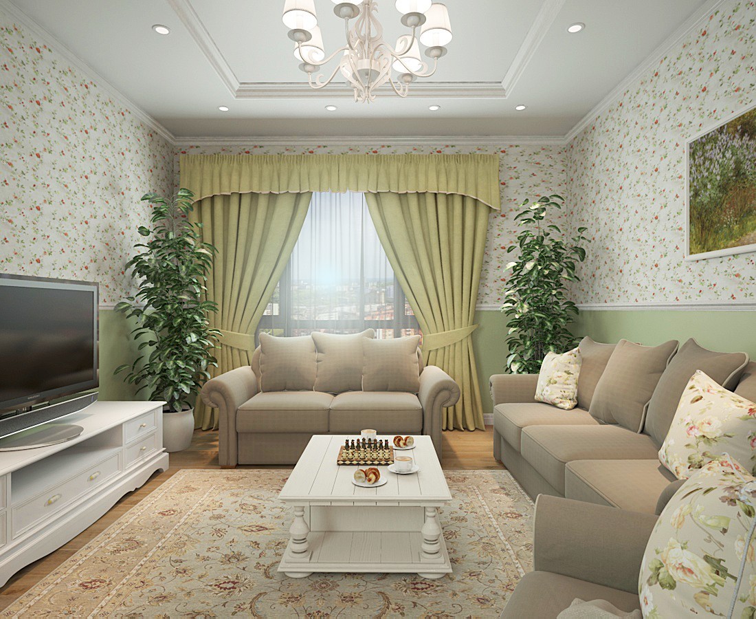 Оформление интерьера гостиной в стиле прованс. уголок франции у вас дома: гостиная в стиле прованс - идеи дизайна интерьера