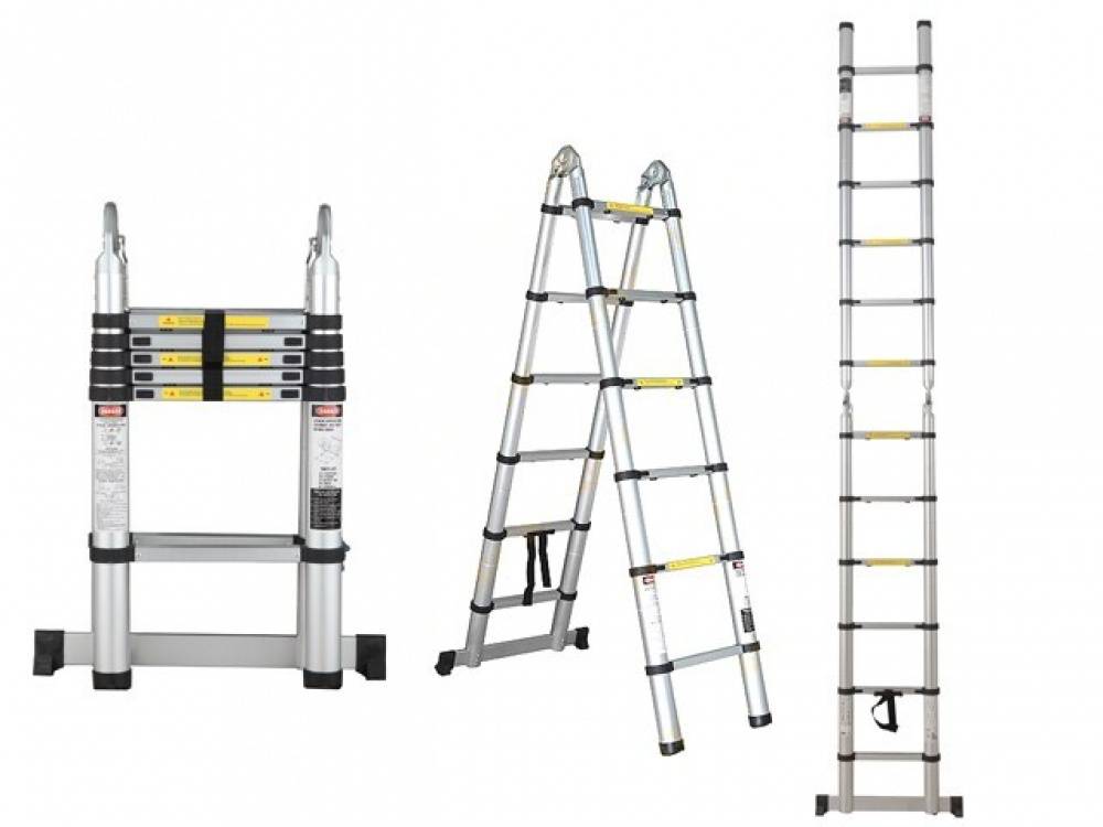 Особенности и виды 4-секционных алюминиевых лестниц