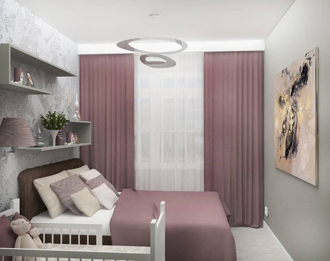 Дизайн интерьера маленькой спальни 12 кв.м в современном стиле, 80 реальных фото