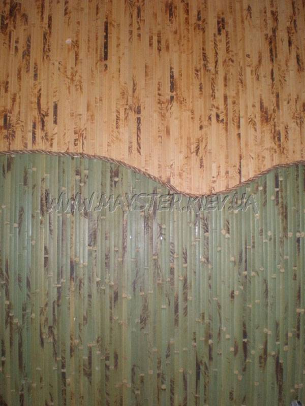 Обои под бамбук в интерьере (52 фото): наклейка натуральных полотен в интерьере, которые можно мыть, клей для обоев под бамбук и отзывы