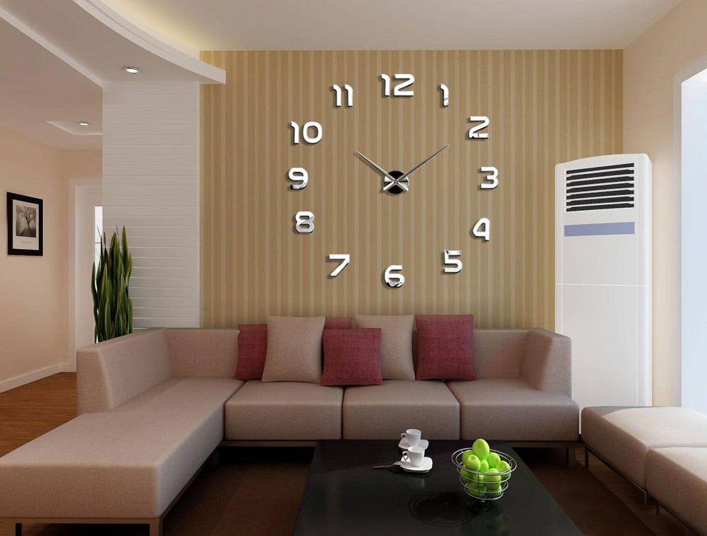 Часы в зал: 120 фото идей применения часов в дизайне интерьера гостиной комнаты