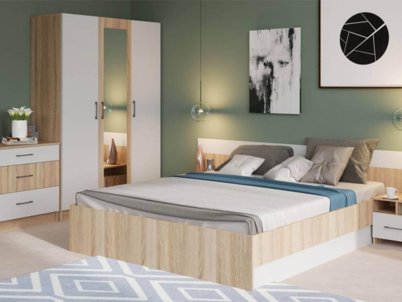 Модульные спальни: фото уютного интерьера с модульными системами и возможные цветовые решения