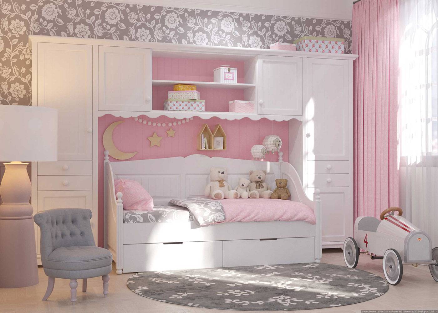 Дизайн детской комнаты для двух девочек: 100 фото-примеров красивого дизайна для девочек разного возраста или подростков