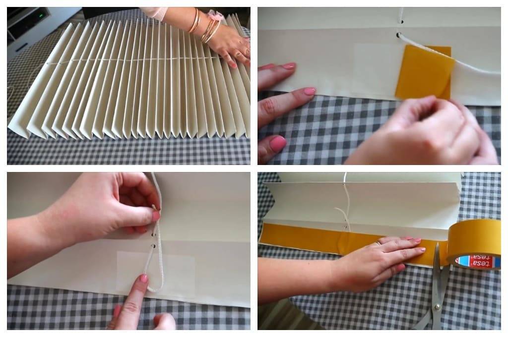 Как сделать римские шторы из обоев своими руками