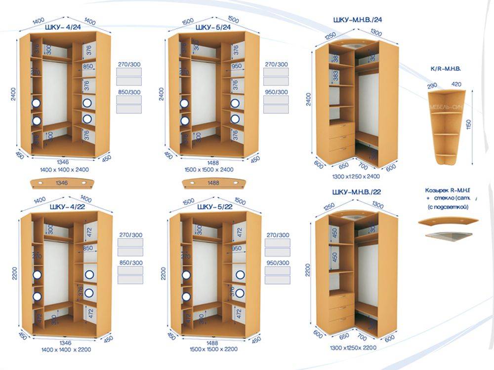 Угловой шкаф в спальню: какой он бывает, как его выбрать и можно ли сделать своими руками