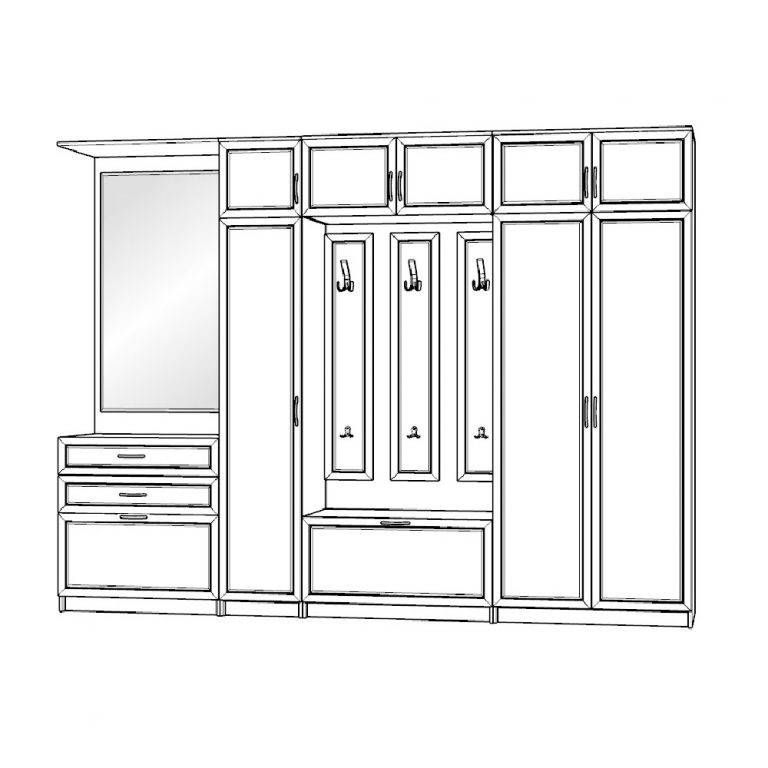 Модульная мебель для прихожей, плюсы, особенности, варианты декора