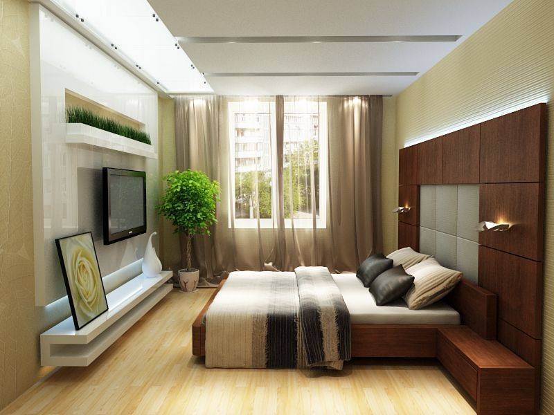 Интерьер спальни 14 кв м — фото и идеи оформления дизайна