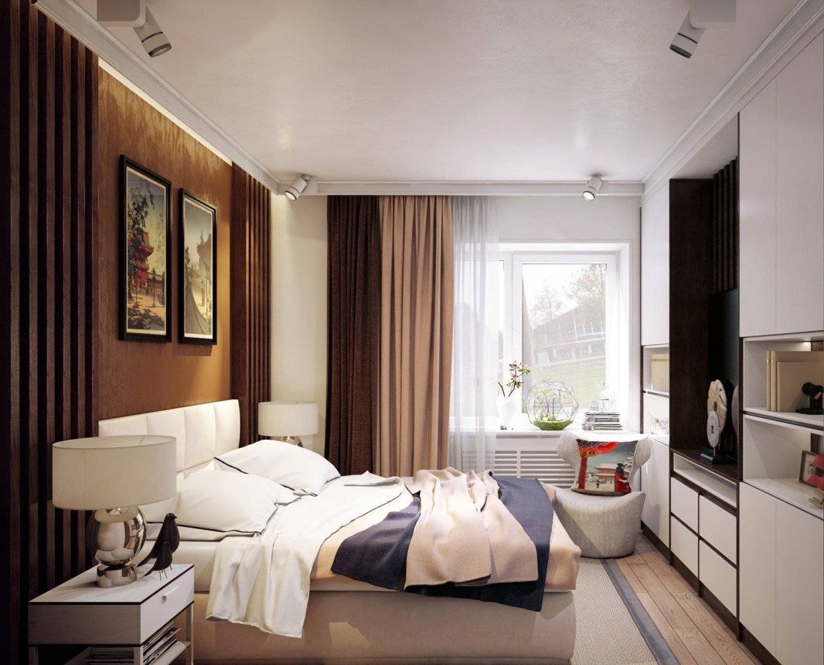 Стильный интерьер спальни 12 кв. м: 3 популярных стиля