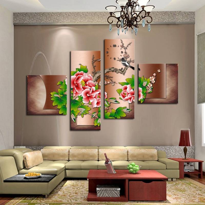 Картины для гостиной - 125 фото с картинами любого размера и стиля