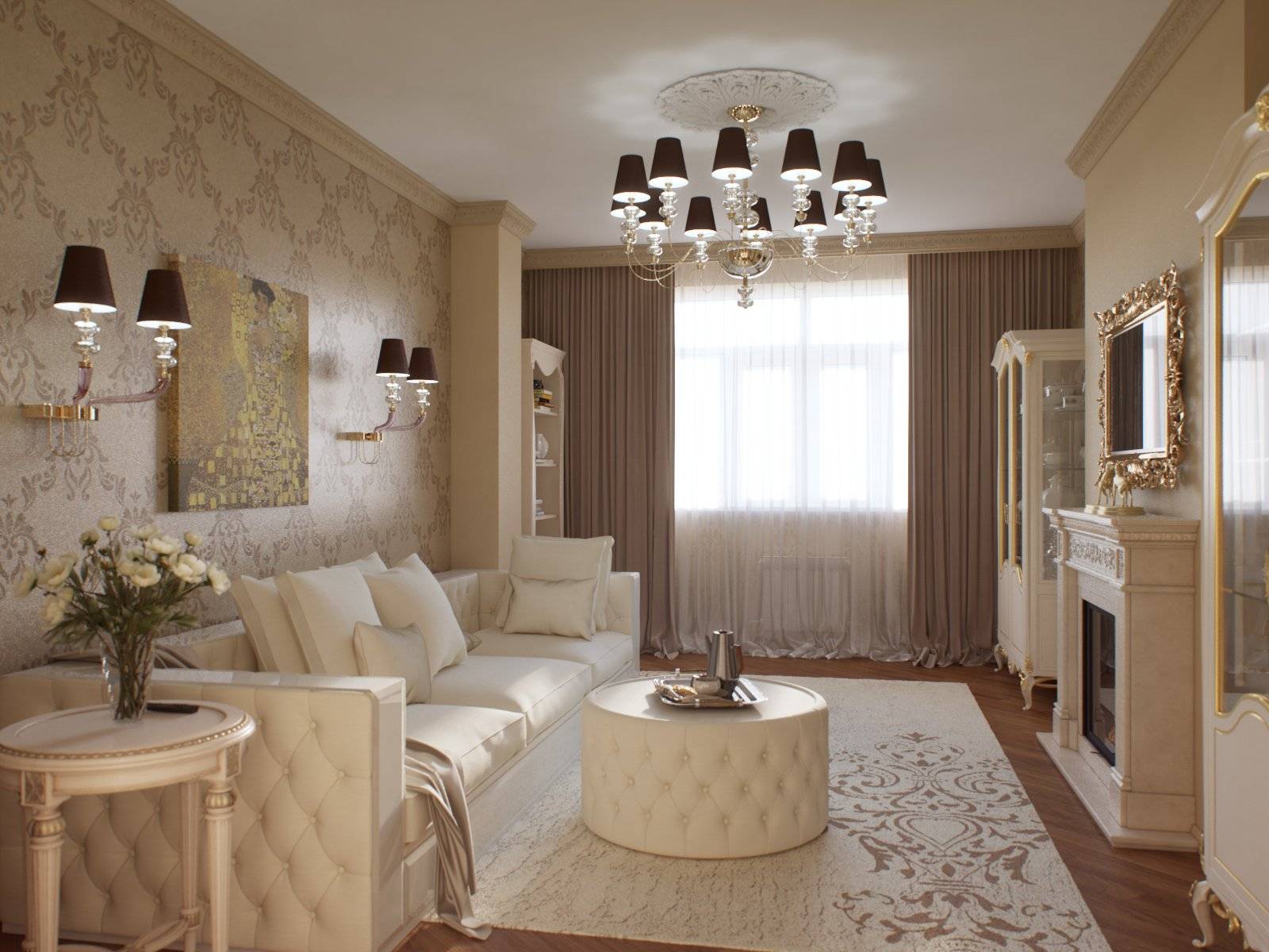 Дизайн гостиной в белом цвете: роскошно, стильно и уютно