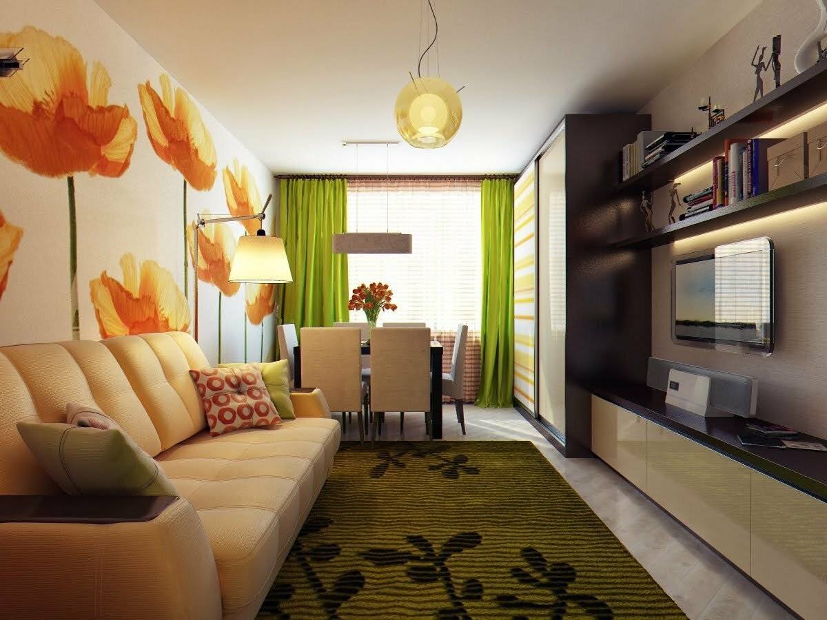 Бюджетный интерьер зала фото: вариант для квартиры, как дешево украсить гостиную, эконом цветы, недорогой дизайн