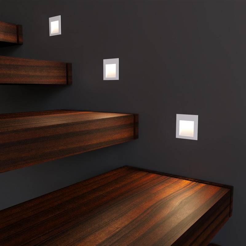 Подсветка лестницы - умная и автоматическая, с датчиком движения на ступенях, контроллер для включения света в частном доме