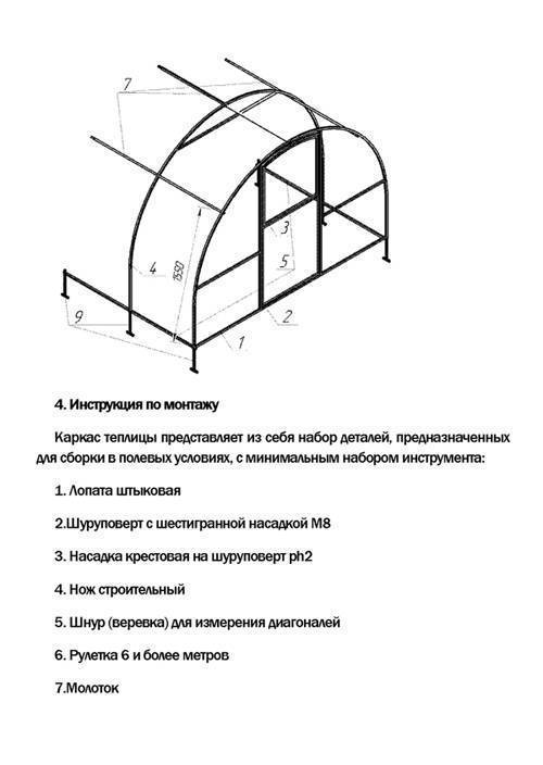 Как правильно собрать теплицу из поликарбоната + пошаговая инструкция