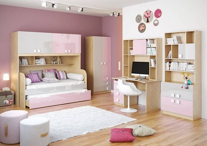 Детская для девочки – в какой цвет покрасить детскую комнату?