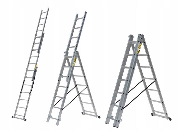 Инструкция по сборке и разборке трехсекционной лестницы. лестница трехсекционная универсальная: выбираем себе помощника. общий осмотр конструкций