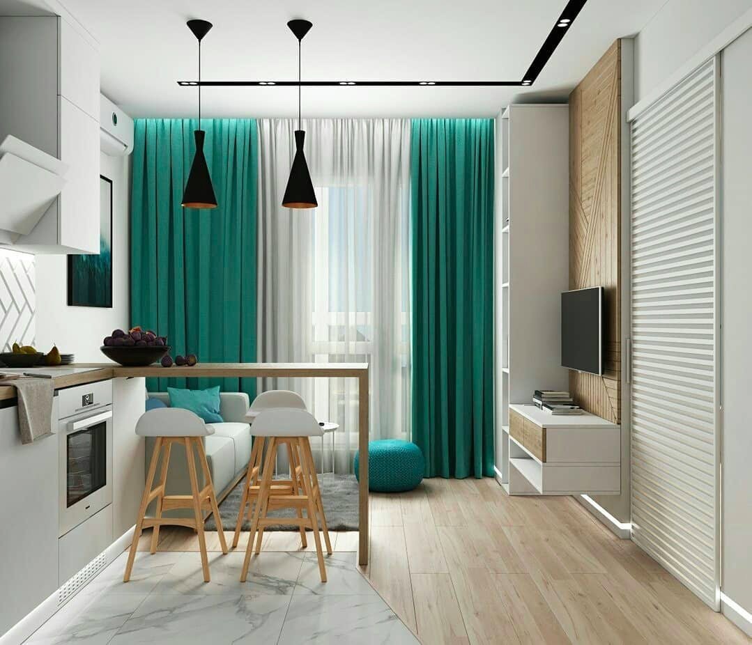 Серые шторы в интерьере: фото с идеями для гостиной, спальни, кухни