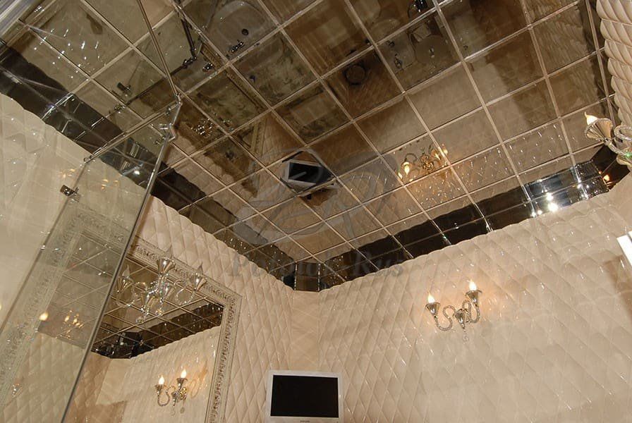Зеркальный потолок в ванной: фото примеры | онлайн-журнал о ремонте и дизайне