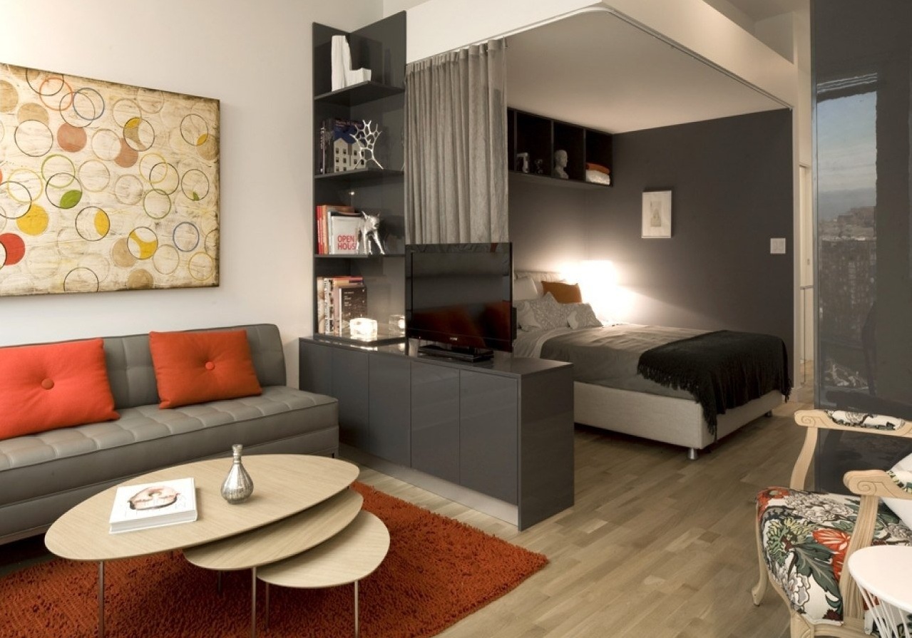 Спальня и гостиная в одной комнате 2022-2023: фото 100+ лучших идей, варианты зонирования