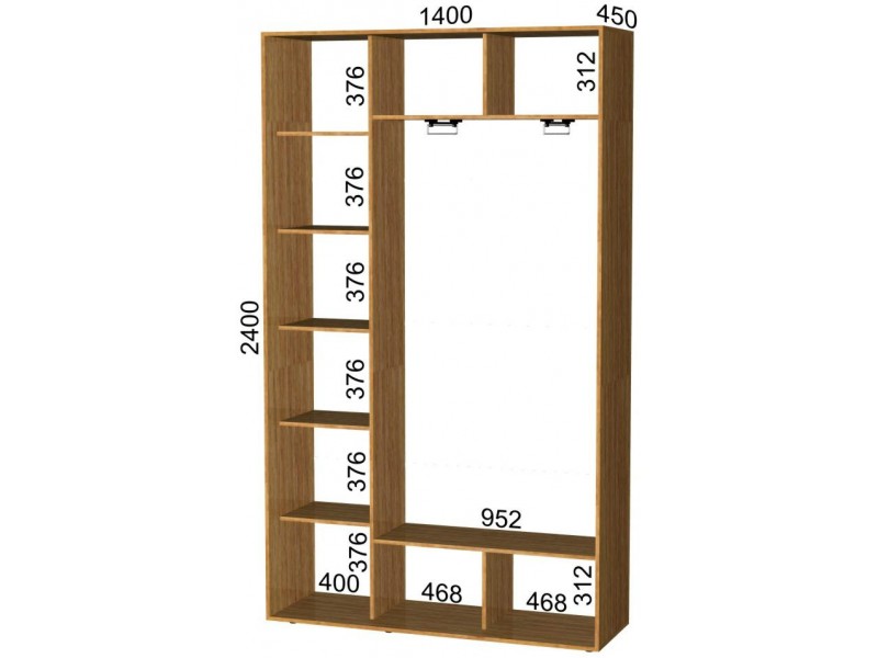 Модульная прихожая: глубина в каталоге, мебель до 40 и 35 см, производитель корпусных шкафов и секций 50 см
