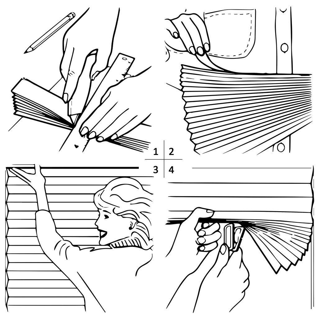 Бумажные жалюзи своими руками - из бумаги или обоев