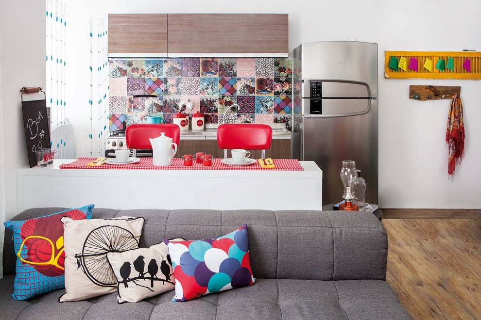 Плитка пэчворк в интерьере кухни и ванной – дизайн и 50 фото